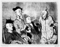 Daumier, Honoré: Reise durch China: Raucher und Schnupfer