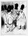 Daumier, Honoré: Reise durch China: Chinesische Krieger