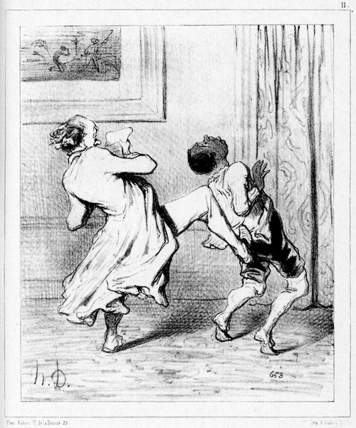 Daumier, Honor: Die Philanthropen des Tages: 5