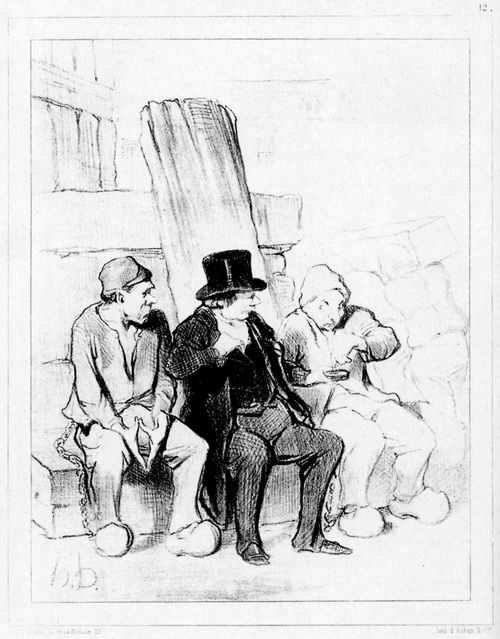 Daumier, Honor: Die Philanthropen des Tages: 6