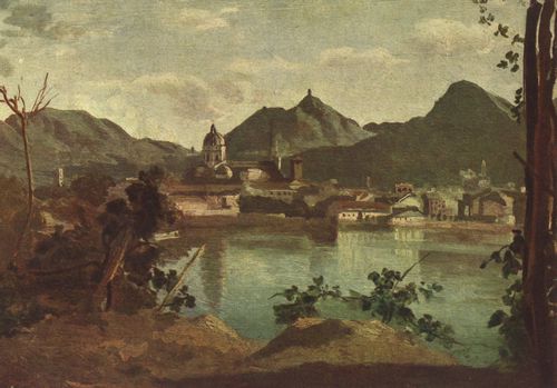 Corot, Jean-Baptiste Camille: Stadt und See von Como