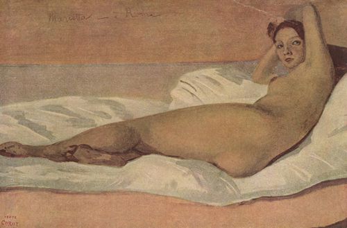 Corot, Jean-Baptiste Camille: Marietta (Die Rmische Odaliske)