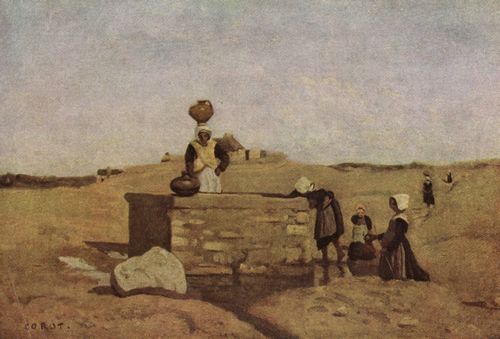 Corot, Jean-Baptiste Camille: Bretoninnen am Brunnen