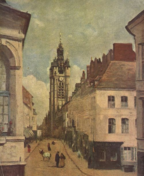 Corot, Jean-Baptiste Camille: Glockenturm von Douai