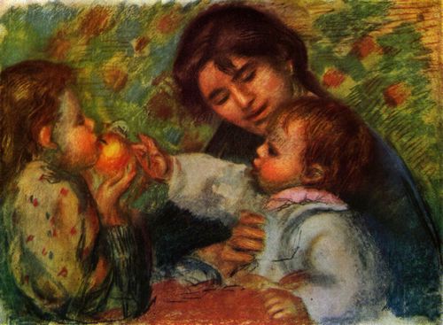 Renoir, Pierre-Auguste: Portrt von Jean Renoir und Gabrielle mit ihrem Kind
