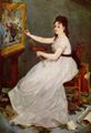 Manet, Edouard: Portrt der Eva Gonzals im Atelier Manets