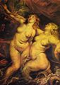Rubens, Peter Paul: Gemäldezyklus für Maria de' Medici, Königin von Frankreich, Szene: Ankunft der Maria de' Medici in Marseille, Detail