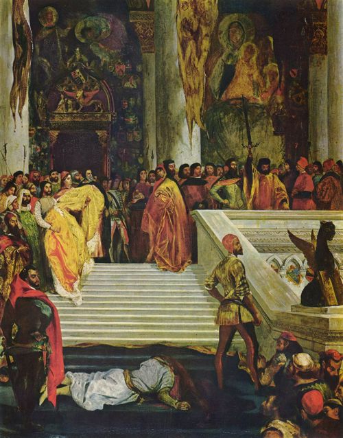 Delacroix, Eugne Ferdinand Victor: Hinrichtung des Dogen Marino Faliero
