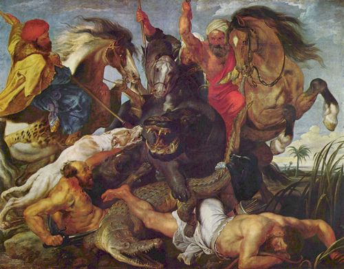 Rubens, Peter Paul: Nilpferdjagd