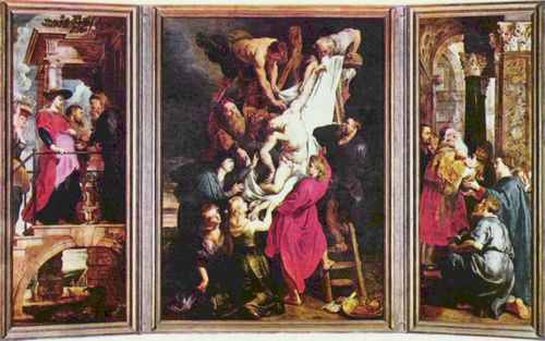 Rubens, Peter Paul: Kreuzabnahme, Triptychon, Gesamtansicht