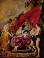 Rubens, Peter Paul: Gemäldezyklus für Maria de' Medici, Königin von Frankreich, Szene: Geburt des Dauphin, Ludwigs XIII.