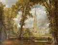 Constable, John: Die Kathedrale von Salisbury vom Garten des Bischofs aus gesehen
