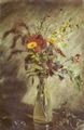 Constable, John: Blumen in einer Glasvase, Studie