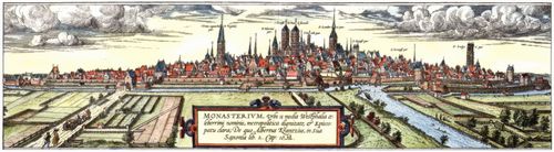 Hogenberg, Franz: Münster (Westf.), Gesamtansicht