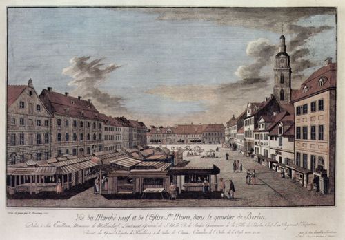 Rosenberg, Johann Georg: Berlin, Neuer Markt und Marienkirche
