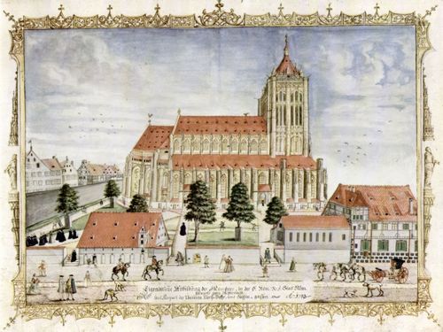 Merkh, Johann Jakob: Ulm, Mnster von Norden
