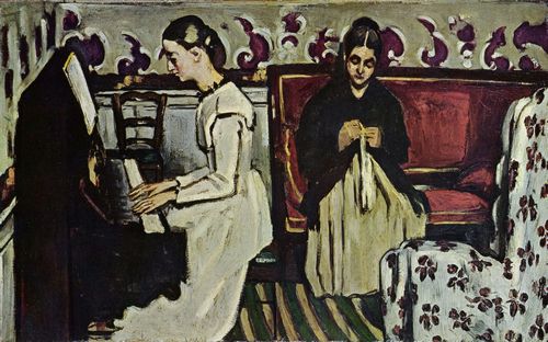 Czanne, Paul: Mdchen am Klavier