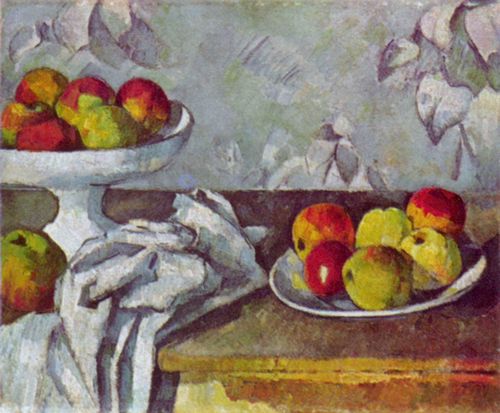 Czanne, Paul: Stillleben mit pfeln und Fruchtschale