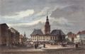 Kolb, Joseph Maximilian: Mannheim, Marktplatz mit Rathaus und Sebastianskirche