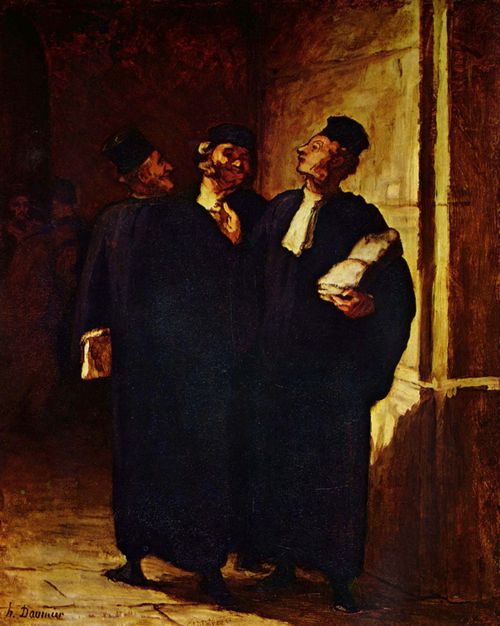 Daumier, Honor: Drei Anwlte im Gesprch