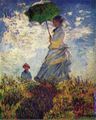 Monet, Claude: Camille Monet und Sohn Jean auf dem Hgel