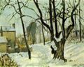 Pissarro, Camille: Schnee in Louveciennes