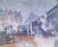 Monet, Claude: Die Europabrücke Bahnhof Saint Lazare in Paris