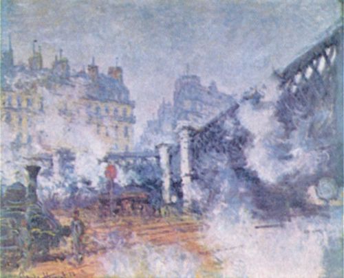 Monet, Claude: Die Europabrcke Bahnhof Saint Lazare in Paris