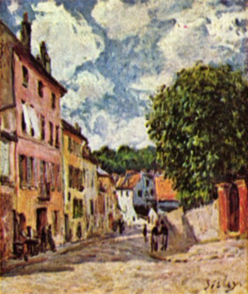 Sisley, Alfred: Strae in Moret-Sur-Loing