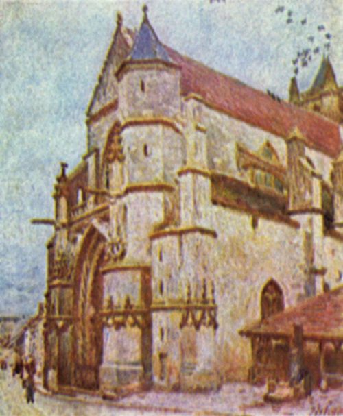 Sisley, Alfred: Kirche von Moret