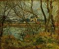 Pissarro, Camille: Grauer Tag an den Ufern der Oise bei Pontoise