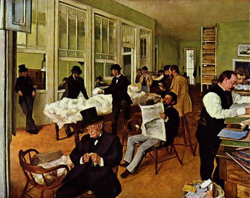 Degas, Edgar Germain Hilaire: Die Baumwollfaktorei