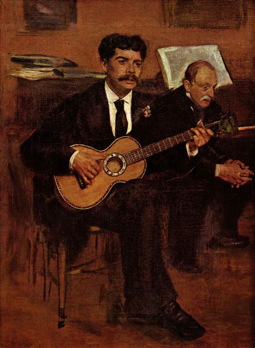 Degas, Edgar Germain Hilaire: Der Gitarrist Pagans und Monsieur Degas