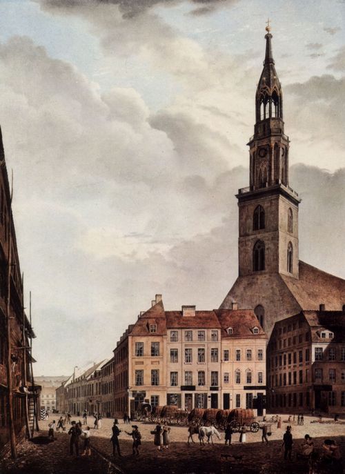Hintze, Johann Heinrich: Berlin, Neuer Markt mit Marienkirche