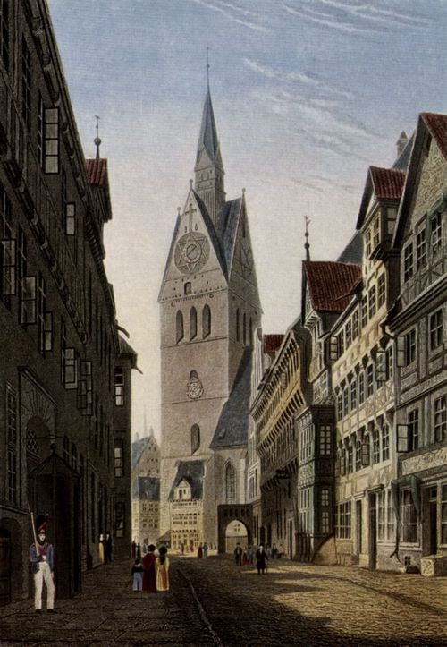 Redaway, James: Hannover, Blick in die Kbelingerstrae in Richtung Marktkirche