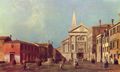 Canaletto (I): Il Campo e la Chiesa di San Francesco della Vigna