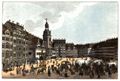 Schwarz, Carl Benjamin: Leipzig, Marktplatz von der Katharinenstrae aus