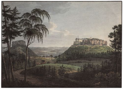 Tubert, Franz: Pirna, Schsische Schweiz, Festung Knigstein und Lilienstein