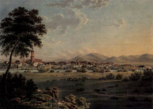 Sperli d. ., Johann Jacob: Offenburg, Ansicht von Sdwesten