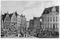 Kohl, Friedrich Wilhelm: Bremen, Marktplatz mit Wachtstraße, links Haus Schütting