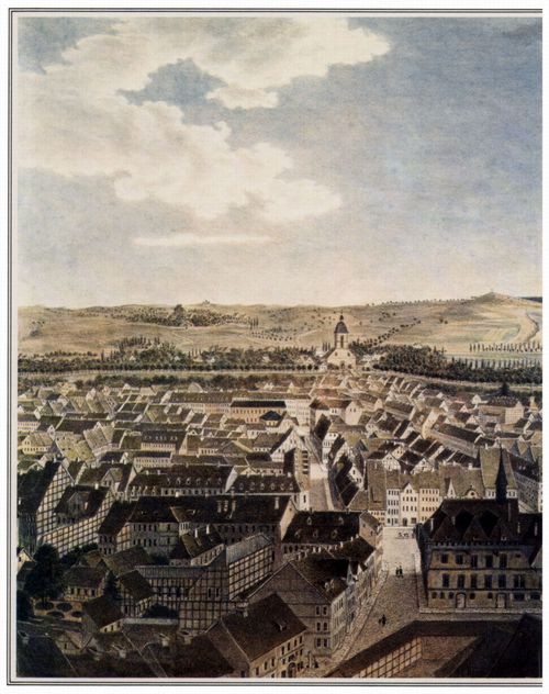 Besemann, Friedrich: Gttingen, Panorama vom Nordturm der Johanniskirche aus nach Osten
