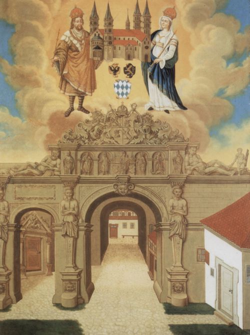 Lichteisen, Anton Bartholomäus: Bamberg, Alte Hofhaltung, Portal