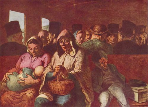 Daumier, Honor: Abteil dritter Klasse