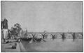 Zehender, Johann Caspar: Frankfurt a.M., Alte Brücke vom Metzgertor aus