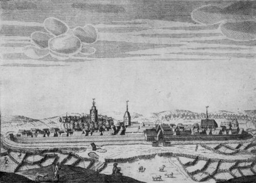Lennep, Elias von: Detmold, Ansicht von Süden
