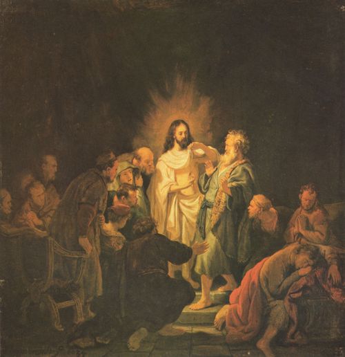 Rembrandt Harmensz. van Rijn: Der unglubige Thomas