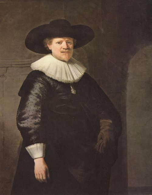 Rembrandt Harmensz. van Rijn: Portrt des Dichters Jan Hermansz. Krul
