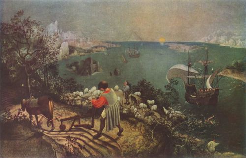 Bruegel d. ., Pieter: Landschaft mit dem Sturz des Ikarus