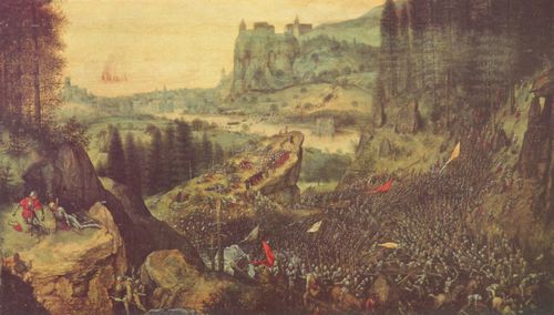 Bruegel d. ., Pieter: Selbstmord Sauls