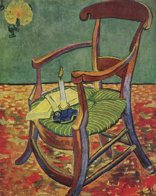 Gogh, Vincent Willem van: Paul Gauguins Stuhl (Der leere Stuhl)